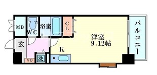 ビスタ江坂南の物件間取画像